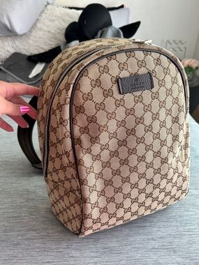 Gucci GG Canvas Backpack